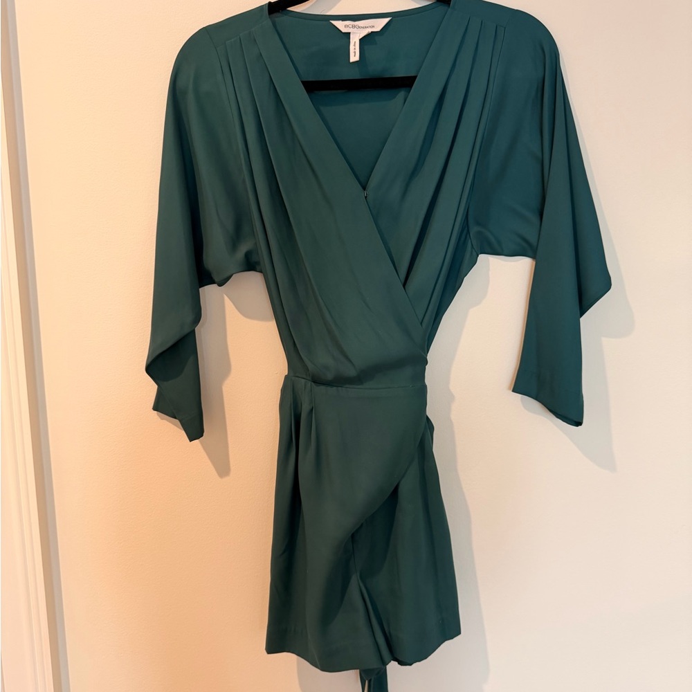 BCBGeneration Wrap Romper